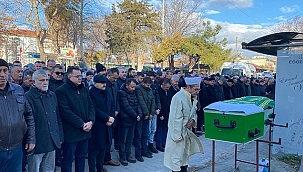 KUMKALE KÖYÜ MUHTARI FİKRET KANLI EBEDİYETİ UĞURLANDI