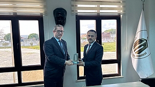 TCDD 3. BÖLGE MÜDÜRÜ CEMAL YAŞAR TANGÜL'DEN VALİ AKTAŞ'A ZİYARET