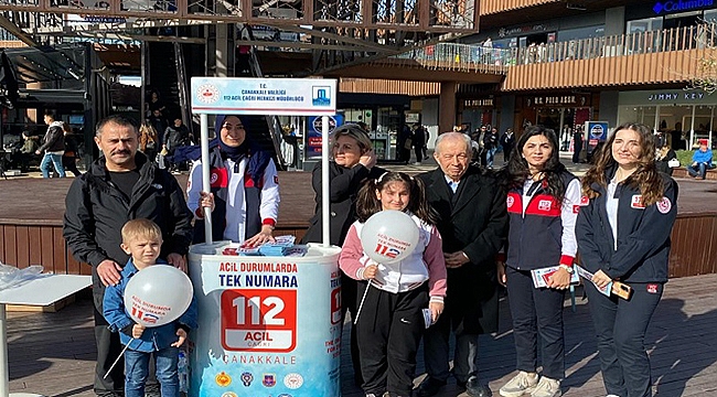 112 ACİL ÇAĞRI MERKEZİ STANDI AÇILDI