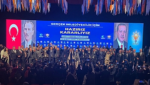 AK PARTİ ADAYLARINI TANITTI