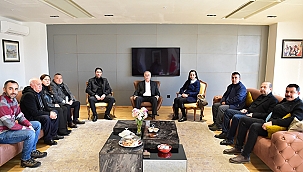 BAŞKAN GÖKHAN, CHP EZİNE TEŞKİLATI VE BELEDİYE BAŞKAN ADAYLARINI AĞIRLADI