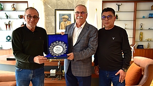 BAŞKAN GÖKHAN KONUKLARINI AĞIRLADI