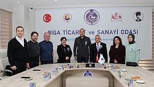 BİGA VERGİ DAİRESİ MÜDÜRLÜĞÜ'NDEN BİGA TSO'YA ZİYARET