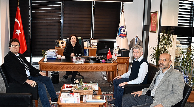 BİRLİK VAKFI ÇANAKKALE ŞUBESİ YÖNETİM KURULUNDAN ÇTSO'YA ZİYARET