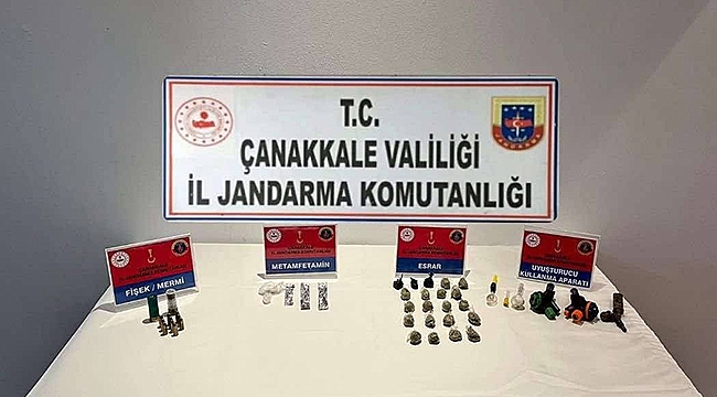 ÇANAKKALE'DE UYUŞTURUCU OPERASYONU!