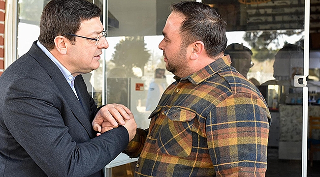 CHP'Lİ ERKEK'TEN ESNAF ZİYARETİ