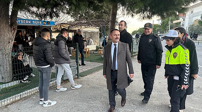 ÇOCUKLARIMIZIN GÜVENLİĞİ İÇİN DENETİMLER HIZ KESMEDEN DEVAM EDİYOR