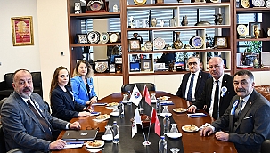 DEFTERDARLIK YETKİLİLERİ BAŞKAN SEMİZOĞLU'NU ZİYARET ETTİ