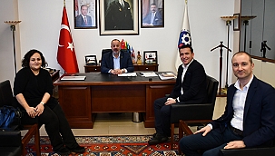 DENİZBANK YETKİLİLERİNDEN ÇTSO'YA ZİYARET