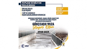 GÖKÇEADA'YA 42 MİLYONLUK TAŞKIN KORUMA PROJESİ