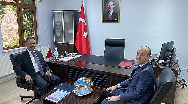 İL GÖÇ İDARESİ MÜDÜRÜ MUSTAFA ÇELİK'E HAYIRLI OLSUN ZİYARETİ