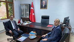 İL GÖÇ İDARESİ MÜDÜRÜ MUSTAFA ÇELİK'E HAYIRLI OLSUN ZİYARETİ