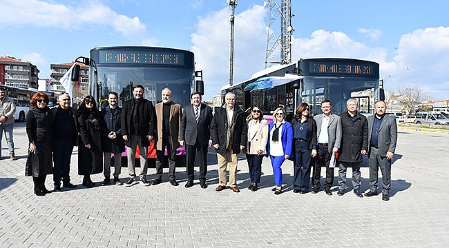 KENT İÇİ TOPLU TAŞIMA FİLOSUNA YENİ OTOBÜSLER EKLENDİ
