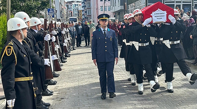 KIBRIS GAZİSİ ALİ EFEOĞLU DUALARLA EBEDİYETE UĞURLANDI