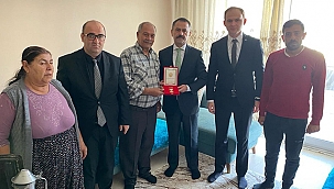 KIBRIS GAZİSİNE BARIŞ HAREKÂTI MİLLİ MÜCADELE MADALYASI VERİLDİ