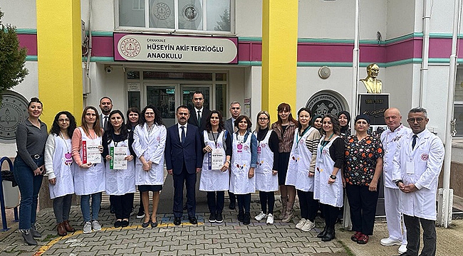 TSE-ISO BELGELİ TEK OKUL HÜSEYİN AKİF TERZİOĞLU ANAOKULU ZİYARET EDİLDİ