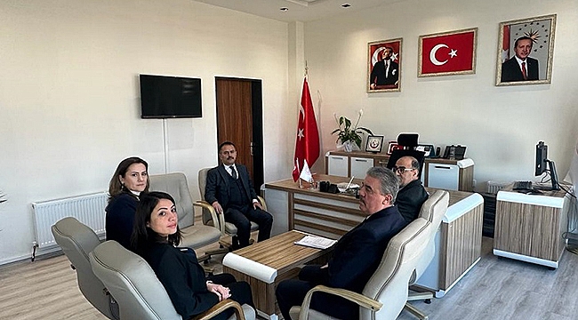 VALİ AKTAŞ' TAN AİLE VE SOSYAL HİZMETLER İL MÜDÜRÜNE ZİYARET