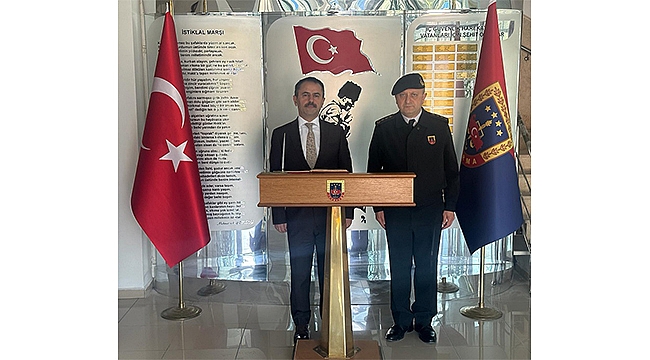 VALİ AKTAŞ'TAN İL JANDARMA KOMUTANLIĞINA ZİYARET