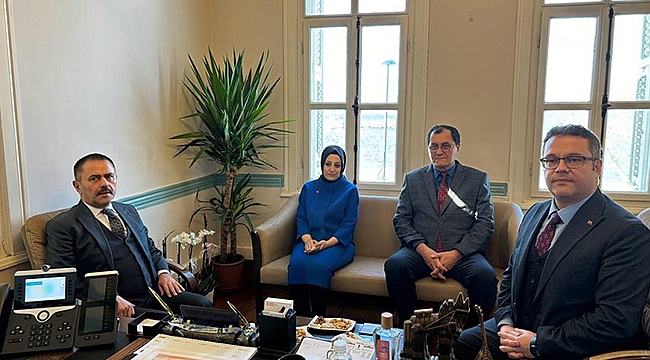 VALİ AKTAŞ' TAN İL KÜLTÜR VE TURİZM MÜDÜRÜNE HAYIRLI OLSUN ZİYARETİ