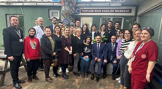 VALİ AKTAŞ'TAN TOPLUM RUH SAĞLIĞI MERKEZİNE ZİYARET
