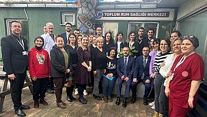 VALİ AKTAŞ'TAN TOPLUM RUH SAĞLIĞI MERKEZİNE ZİYARET