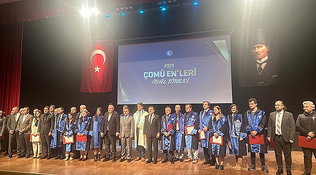 2023 YILI ÇOMÜ'NÜN EN'LERİ ÖDÜL TÖRENİ GERÇEKLEŞTİRİLDİ