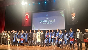 2023 YILI ÇOMÜ'NÜN EN'LERİ ÖDÜL TÖRENİ GERÇEKLEŞTİRİLDİ