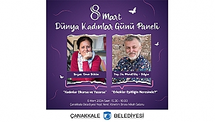 8 MART DÜNYA KADINLAR GÜNÜ PANELİNE DAVETLİSİNİZ