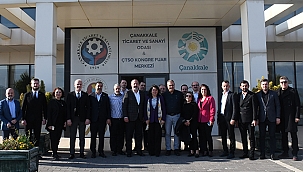 AK PARTİ ÇANAKKALE BELEDİYE BAŞKAN ADAYI ÇTSO YÖNETİM KURULUNU ZİYARET ETTİ