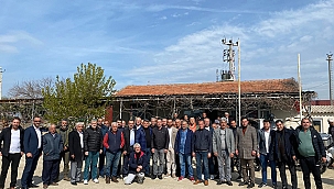 AKSU BALIKÇILARLA BULUŞTU