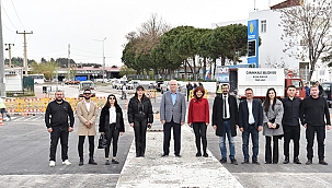 BAŞKAN GÖKHAN, 4. TAŞIT KÖPRÜSÜNDE İNCELEMELERDE BULUNDU