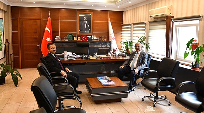 BAŞKAN GÖKHAN'DAN VEDA ZİYARETLERİ