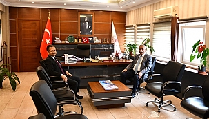 BAŞKAN GÖKHAN'DAN VEDA ZİYARETLERİ