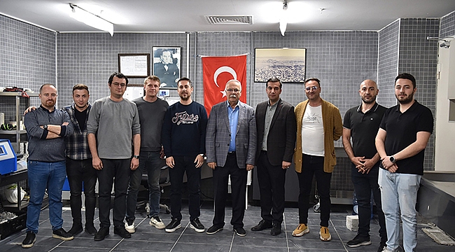 BAŞKAN GÖKHAN'DAN ZEMİN LABORATUVARINA ZİYARET