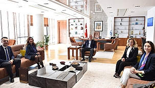 BAŞKAN GÖKHAN KONUKLARINI AĞIRLADI