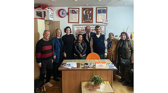 BELEDİYE BAŞKAN ADAYI BENLİ'DEN ANLAMLI ZİYARET