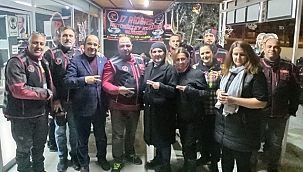 BELEDİYE BAŞKAN ADAYI BENLİ'DEN MOTOSİKLET KLÜBÜNE ZİYARET