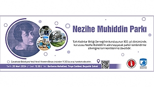 BEYŞEHİR SOKAK PARKININ ADI "NEZİHE MUHİDDİN" OLUYOR
