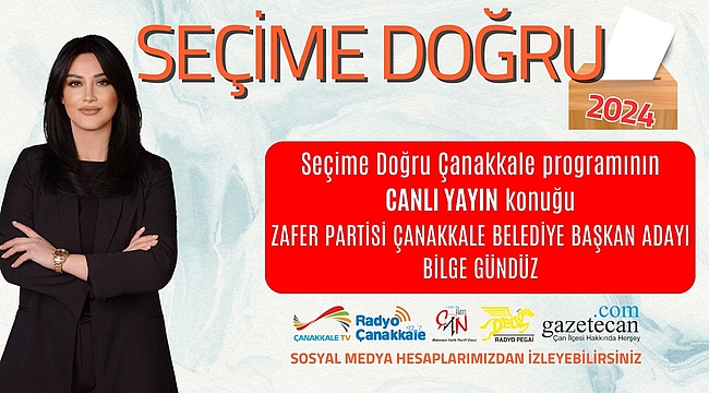 BİLGE GÜNDÜZ ÇANAKKALE MEDYA GRUBU'NA KONUK OLUYOR