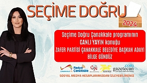 BİLGE GÜNDÜZ ÇANAKKALE MEDYA GRUBU'NA KONUK OLUYOR