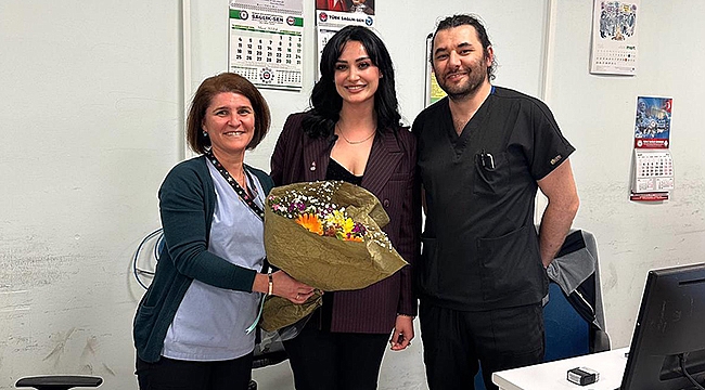 BİLGE GÜNDÜZ'DEN DOKTORLARA ZİYARET