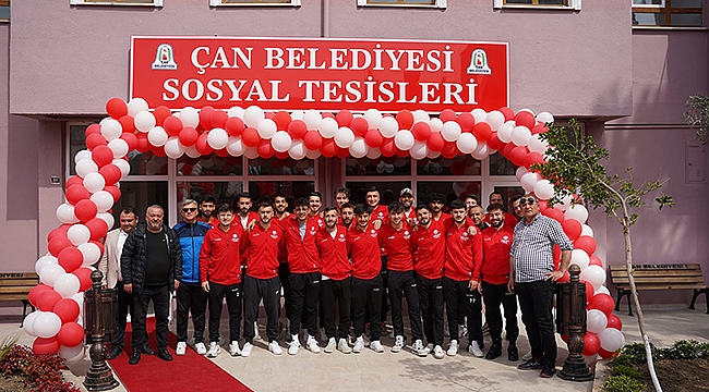ÇAN BELEDİYESİ SOSYAL TESİSLERİ AÇILDI