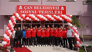 ÇAN BELEDİYESİ SOSYAL TESİSLERİ AÇILDI