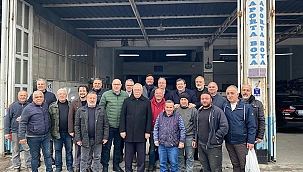 CHP'Lİ ERKEK SANAYİ ESNAFI İLE BİR ARAYA GELDİ