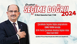 DAVUT GAZİ BENLİ ÇANAKKALE TV'YE KONUK OLUYOR