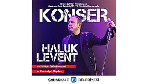 HALUK LEVENT KONSERİNE DAVETLİSİNİZ