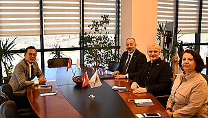 HİNDİSTAN BAŞKONSOLOSU MİJİTO VİNİTO ÇTSO'YU ZİYARET ETTİ