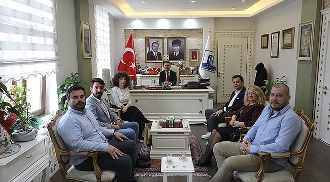 İNŞAAT MÜHENDİSLERİ ODASI YENİ YÖNETİMİNDEN VALİ AKTAŞ'A ZİYARET