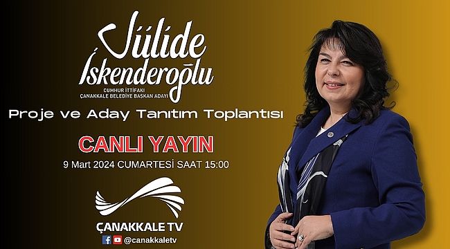 İSKENDEROĞLU PRJELERİNİ AÇIKLIYOR