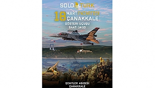 SOLOTÜRK GÖSTERİSİ CUMARTESİ GÜNÜ